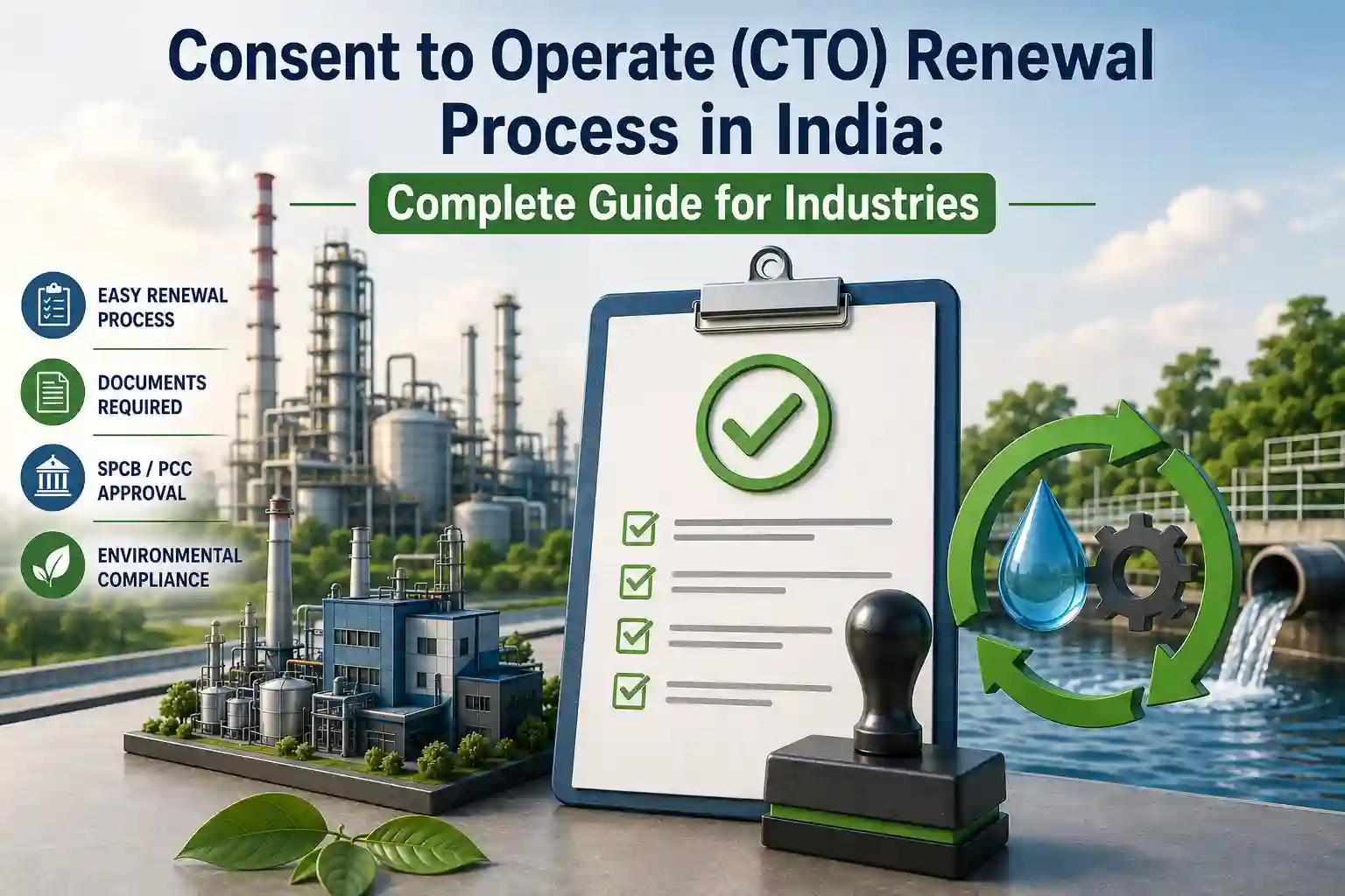 Consent to Operate (CTO) Renewal Process in India: Complete Guide for Industries