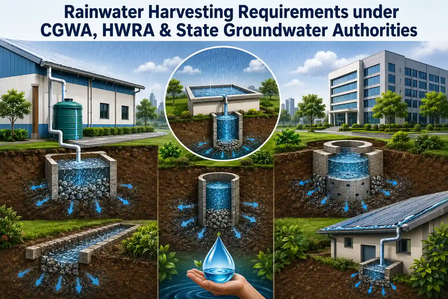 CGWA and HWRA rainwater harvesting requirements