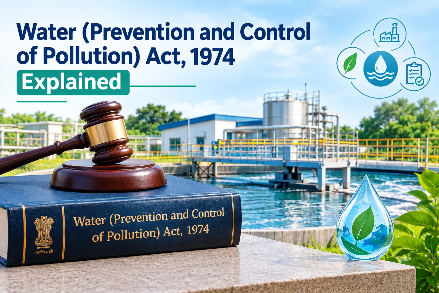Water (Prevention and Control of Pollution) Act 1974 explained with wastewater treatment and environmental compliance